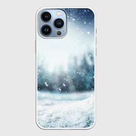 Чехол для iPhone 13 Pro Max с принтом МОРОЗНАЯ СВЕЖЕСТЬ | МЕТЕЛЬ в Тюмени,  |  | 2022 | christmas | cold | merry | new | snow | winter | year | буря | год | елка | елки | ель | зима | лес | метель | мороз | новый | рождество | снег | снежинка | снежинки | снежная | холод