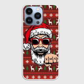 Чехол для iPhone 13 Pro с принтом Bad Santa Плохой Санта в Тюмени,  |  | Тематика изображения на принте: 2022 | год тигра | новый год | новый год 2022 | символ года | тигр | тигренок | тигрица | тигры