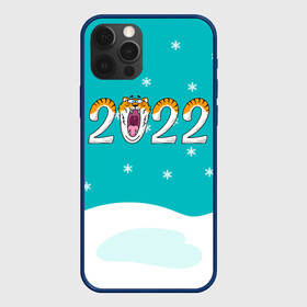 Чехол для iPhone 12 Pro Max с принтом Надпись 2022 Новый год в Тюмени, Силикон |  | Тематика изображения на принте: 2022 | год тигра | новый год | новый год 2022 | символ года | тигр | тигренок | тигрица | тигры