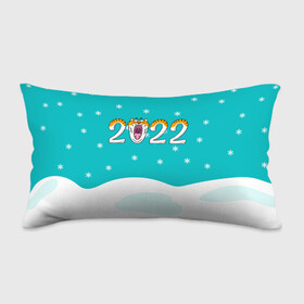 Подушка 3D антистресс с принтом Надпись 2022 Новый год в Тюмени, наволочка — 100% полиэстер, наполнитель — вспененный полистирол | состоит из подушки и наволочки на молнии | 2022 | год тигра | новый год | новый год 2022 | символ года | тигр | тигренок | тигрица | тигры
