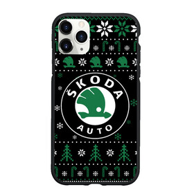 Чехол для iPhone 11 Pro матовый с принтом SKODA ШКОДА НОВОГОДНИЙ в Тюмени, Силикон |  | auto | automobile | car | carbon | logo | machine | merry | moto | motor | motor car | skoda | sport car | symbol | авто | автомашина | автомобиль | бренд | гонки | знак | легковой автомобиль | лого | логотип | логотипы | марка | машина | м