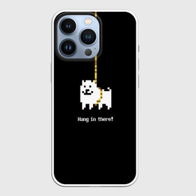 Чехол для iPhone 13 Pro с принтом UNDERTALE DOG НА КАНАТЕ в Тюмени,  |  | asriel dreemurr | chara | frisk | gaster blaster | heart | sans | undertale | азриэль дримурр | андертейл | гастер | меттатон | санс | сердце | фриск | чара