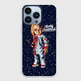 Чехол для iPhone 13 Pro с принтом Новогодний Чаки   New Years Chucky в Тюмени,  |  | chucky | кино | кукла | монстр | новый год | нож | рождество | снег | снежинка | ужасы | хоррор | чаки