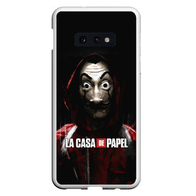 Чехол для Samsung S10E с принтом РИСУНОК БУМАЖНЫЙ ДОМ - LA CASA DE PAPEL BELLA CIAO в Тюмени, Силикон | Область печати: задняя сторона чехла, без боковых панелей | bella ciao | la casa de papel | бумажный дом | ла каса де | ла каса де папель | ла каса де пепел | лакаса | сериал | фильм