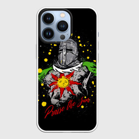 Чехол для iPhone 13 Pro с принтом Praise the Sun Dark Souls в Тюмени,  |  | ashen one | dark souls | games | praise the sun | игры | компьютерные игры | негорящий | неопалимый | рыцарь | тёмные души