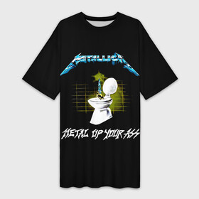 Платье-футболка 3D с принтом Kill Em All  Metallica в Тюмени,  |  | hard | heavy | james hetfield | kirk hammett | lars ulrich | metallica | music | robert trujillo | rock band | thrash | thrashmetal | джеймс хэтфилд | кирк хэмметт | ларс ульрих | метал | металика | металлика | музыка | роберт трухильо | рок группа | трэш