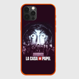 Чехол для iPhone 12 Pro с принтом БУМАЖНЫЙ ДОМ ПЕРСОНАЖИ - LA CASA DE PAPEL в Тюмени, силикон | область печати: задняя сторона чехла, без боковых панелей | bella ciao | la casa de papel | бумажный дом | ла каса де | ла каса де папель | ла каса де пепел | лакаса | сериал | фильм