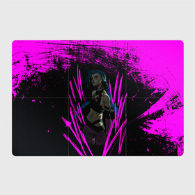 Магнитный плакат 3Х2 с принтом Pink Jinx в Тюмени, Полимерный материал с магнитным слоем | 6 деталей размером 9*9 см | arcane | jinx | league of legends | lol | moba | аркейн | джинкс | жинкс | лига легенд | лол | моба