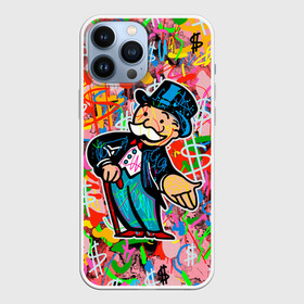 Чехол для iPhone 13 Pro Max с принтом Alec Monopoly Капиталист Граффити в Тюмени,  |  | alec monopoly | art | capitalist | graffiti | money | retro | street style | urban style | алек монополи | арт | граффити | деньги | доллар | искусство | капиталист | кляксы | миллионер | монополия | ретро | рисунки | современное искусст