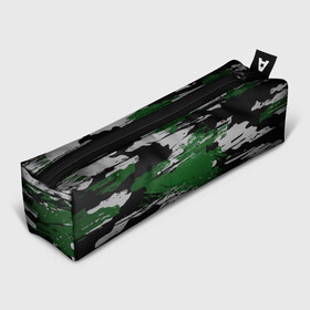 Пенал школьный 3D с принтом Green Paint Splash в Тюмени, 100% полиэстер | плотная ткань, застежка на молнии | 23 февраля | абстракция | акварель | армия | военные | зеленая | зеленые | зеленый | камуфляж | краски | милитари | на каждый день | хаки