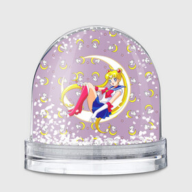 Игрушка Снежный шар с принтом Sailor Moon Usagi в Тюмени, Пластик | Изображение внутри шара печатается на глянцевой фотобумаге с двух сторон | sailor moon | sailor moon usagi | usagi | сэйлор мун | сэйлор мун усаги | усаги