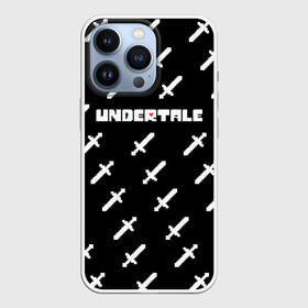 Чехол для iPhone 13 Pro с принтом UNDERTALE LOGO | СРАЖЕНИЕ, МЕЧИ в Тюмени,  |  | asriel dreemurr | chara | frisk | gaster blaster | heart | sans | undertale | азриэль дримурр | андертейл | гастер | меттатон | санс | сердце | фриск | чара