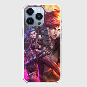 Чехол для iPhone 13 Pro с принтом Arcane: League of Legends | Main Characters в Тюмени,  |  | arcane | arcane league of legends | cartoon | jinx | league of legends | main characters | mult | stim punk | stimpunk | vay | way | аркеин | аркейн | вай | главные герои | джинкс | мульт | мультик | паудер | порох | психопатка | рыжая | синег