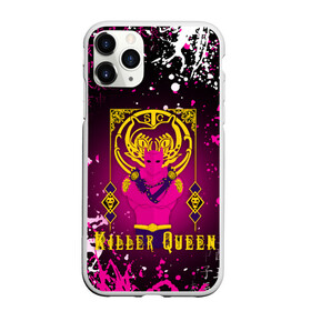 Чехол для iPhone 11 Pro матовый с принтом JOJO KILLER QUEEN КОРОЛЕВА УБИЙЦА в Тюмени, Силикон |  | adventure | jojo | jojos bizarre | jojos bizarre adventure | killer queen | yare yare daze | аниме | джоджо | манга | яре яре дазе