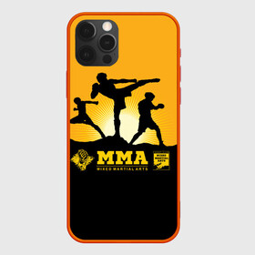 Чехол для iPhone 12 Pro с принтом ММА (Mixed Martial Arts) в Тюмени, силикон | область печати: задняя сторона чехла, без боковых панелей | Тематика изображения на принте: bellator | boxing | fight club | mixed martial arts | ufc | айкидо | беллатор | боевые искусства | боец | бои | бои без правил | бойцовский клуб | бокс | борьба | воин | джиуджитсу | дзюдо | единоборства | карате | кикбоксинг