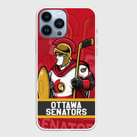 Чехол для iPhone 13 Pro Max с принтом Оттава Сенаторз, Ottawa Senators в Тюмени,  |  | hockey | nhl | ottawa | ottawa senators | senators | usa | нхл | оттава | оттава сенаторз | сенаторз | спорт | сша | хоккей | шайба