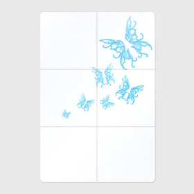 Магнитный плакат 2Х3 с принтом Неоновые бабочки Cotton Theme в Тюмени, Полимерный материал с магнитным слоем | 6 деталей размером 9*9 см | бабочки | крылья | легкость | насековые | неон | ночные | полет | природа | светящиеся