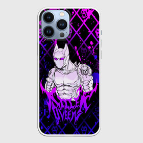 Чехол для iPhone 13 Pro Max с принтом JOJO   KILLER QUEEN   КОРОЛЕВА УБИЙЦА   ART в Тюмени,  |  | Тематика изображения на принте: adventure | jojo | jojos bizarre | jojos bizarre adventure | killer queen | pattern | yare yare daze | аниме | брызги | джоджо | манга | узор | яре яре дазе