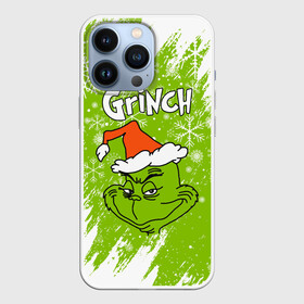 Чехол для iPhone 13 Pro с принтом Grinch Green. в Тюмени,  |  | 2022 | grinch | happy new year | merry christmas | год тигра | гринч | зима близко | нг | новогодний | новый год | новый год 2022 | рождество | снег | снежинки