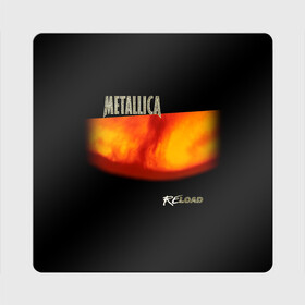 Магнит виниловый Квадрат с принтом Metallica ReLoad в Тюмени, полимерный материал с магнитным слоем | размер 9*9 см, закругленные углы | hard | heavy | james hetfield | kirk hammett | lars ulrich | metallica | music | robert trujillo | rock band | thrash | thrashmetal | альбом | джеймс хэтфилд | кирк хэмметт | ларс ульрих | метал | металика | металлика | музыка | роберт трухильо | рок груп
