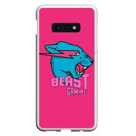 Чехол для Samsung S10E с принтом Mr Beast Gaming Full Print (Pink edition) в Тюмени, Силикон | Область печати: задняя сторона чехла, без боковых панелей | Тематика изображения на принте: gamer | games | gaming | mr beast | mrbeast | youtube | блогеры | игры | мистер бист | ютуберы