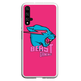 Чехол для Honor 20 с принтом Mr Beast Gaming Full Print (Pink edition) в Тюмени, Силикон | Область печати: задняя сторона чехла, без боковых панелей | gamer | games | gaming | mr beast | mrbeast | youtube | блогеры | игры | мистер бист | ютуберы