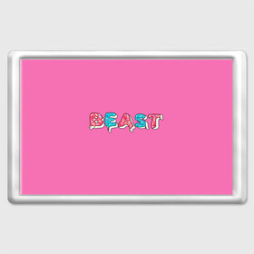 Магнит 45*70 с принтом Mr Beast Donut (Pink edition) в Тюмени, Пластик | Размер: 78*52 мм; Размер печати: 70*45 | arts | mr beast | mrbeast | youtube | арты | блогеры | мистер бист | прикольные надписи | ютуб | ютуберы