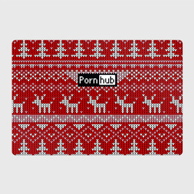 Магнитный плакат 3Х2 Porn Hub новогодний: в Тюмени, Полимерный материал с магнитным слоем | 6 деталей размером 9*9 см | Тематика изображения на принте: deer | holiday | new year | pattern | новый год | олень | праздник | узор