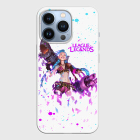 Чехол для iPhone 13 Pro с принтом JINX ARCANE, БРЫЗГИ КРАСОК в Тюмени,  |  | akali | arcane | fan | fan art | hero | jinx | kda | kda mas | league of legends | lol | moba | neon | акали | аркейн | брызги | брызги красок | герой | джинкс | кда | краски | лига легенд | лол | моба | неон