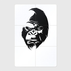Магнитный плакат 2Х3 с принтом Angry Monkey Cotton Theme в Тюмени, Полимерный материал с магнитным слоем | 6 деталей размером 9*9 см | африка | бивни | горилла | животные | злая обезьяна | злой | злость | индия | настроение | неон | неоновые принты | обезьяна | природа | саванна | светящиеся | сердится | шимпанзе