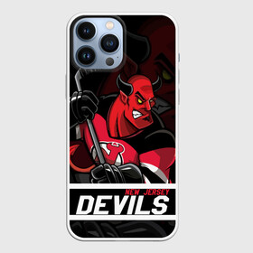 Чехол для iPhone 13 Pro Max с принтом Нью Джерси Девилз, New Jersey Devils в Тюмени,  |  | devils | hockey | new jersey | new jersey devils | nhl | usa | девилз | нхл | ньюджерси | ньюджерси девилз | спорт | сша | хоккей | шайба