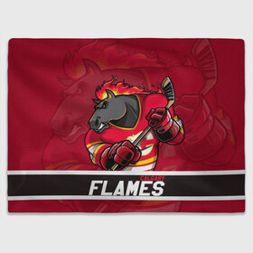 Плед 3D с принтом Калгари Флэймз Calgary Flames в Тюмени, 100% полиэстер | закругленные углы, все края обработаны. Ткань не мнется и не растягивается | Тематика изображения на принте: calgary | calgary flames | flames | hockey | nhl | usa | калгари | калгари флэймз | нхл | спорт | сша | флэймз | хоккей | шайба