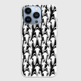 Чехол для iPhone 13 Pro с принтом Хищные Рыбы в Тюмени,  |  | fish | ocean | predator | shark | white shark | акула | белая акула | зубы | море | морской хищник | океан | рыба | хищная рыба | хищник