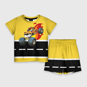 Детский костюм с шортами 3D с принтом Вспыш и чудо машинки  Рык в Тюмени,  |  | Тематика изображения на принте: вспыш | детский | желтый | машина | машинки | монстрак | мультик | мультфильм | персонаж | рык | чудо