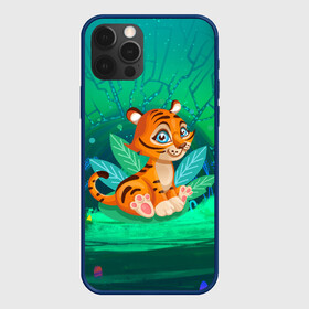 Чехол для iPhone 12 Pro Max с принтом Тигр в большой кувшинке в Тюмени, Силикон |  | 2022 | год тигра | новый год | новый год 2022 | символ года | тигр | тигренок | тигрица | тигры