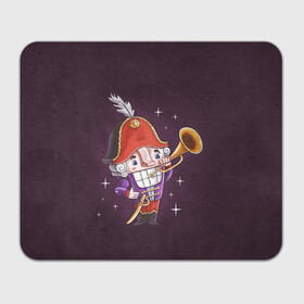 Прямоугольный коврик для мышки с принтом Рождественский Щелкунчик в Тюмени, натуральный каучук | размер 230 х 185 мм; запечатка лицевой стороны | nut cracker | nutcracker | новогодний | новогодняя сказка | новый год | рождество | сказка | снежинка | щелкунчик
