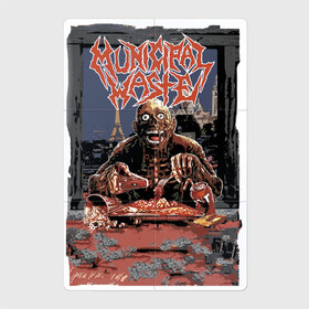 Магнитный плакат 2Х3 с принтом Municipal Waste - Crossover thrash style в Тюмени, Полимерный материал с магнитным слоем | 6 деталей размером 9*9 см | crossover thrash | eyes | group | hype | jaw | municipal waste | music | richmond | teeth | usa | вирджиния | глаза | группа | зубы | коммунальные отходы | кроссовер трэш | музыка | пасть | сша | хайп