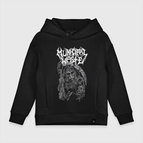 Детское худи Oversize хлопок с принтом Municipal Waste - urban nightmare в Тюмени, френч-терри — 70% хлопок, 30% полиэстер. Мягкий теплый начес внутри —100% хлопок | боковые карманы, эластичные манжеты и нижняя кромка, капюшон на магнитной кнопке | crossover thrash | death | group | hype | mask | municipal waste | music | nightmare | richmond | scythe | usa | вирджиния | группа | коммунальные отходы | коса | кроссовертрэш | музыка | ночь | противогаз | сша | ха