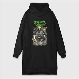 Платье-худи хлопок с принтом Municipal Waste - crossover thrash style! в Тюмени,  |  | bandana | bone | crossover thrash | dude | group | hype | municipal waste | music | raven | richmond | skateboard | skull | snake | usa | бандана | вирджиния | ворон | группа | змея | коммунальные отходы | кость | кроссовертрэш | музыка