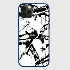 Чехол для iPhone 12 Pro Max с принтом GRUNGE TRIP в Тюмени, Силикон |  | grunge | абстракция | граундж | грязный | кляксы | пестрый | черно белый