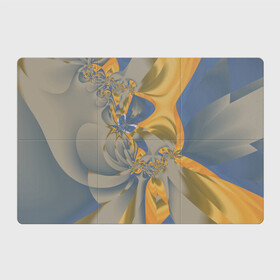 Магнитный плакат 3Х2 с принтом Орхидеи Небо и песок Абстракция 403-1 в Тюмени, Полимерный материал с магнитным слоем | 6 деталей размером 9*9 см | Тематика изображения на принте: abstraction | blue | flowers | fractal | ornament | pattern | yellow | абстракция | желтый | орнамент | узор | фрактал | цветы