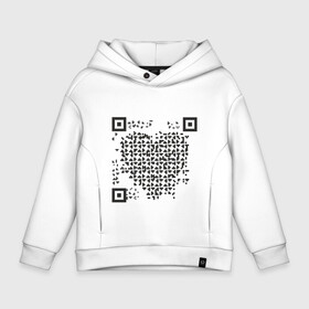 Детское худи Oversize хлопок с принтом QR Love в Тюмени, френч-терри — 70% хлопок, 30% полиэстер. Мягкий теплый начес внутри —100% хлопок | боковые карманы, эластичные манжеты и нижняя кромка, капюшон на магнитной кнопке | coronavirus | covid | covid19 | l | qr code | qr код | sputnik | вакцина | вакцинация | вирус | здоровье | изоляция | иммунитет | карантин | ковид | код | корона | коронавирус | маркировка | маска | пандемия | паспорт