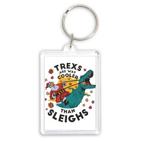 Брелок прямоугольный 35*50 с принтом T-Rex Christmas в Тюмени,  |  | Тематика изображения на принте: art | christmas | dinosaur | drawing | gifts | new year | santa claus | tirex | toys | tyrannosaurus | арт | дед мороз | динозавр | игрушки | новый год | подарки | рисунок | рождество | санта клаус | тираннозавр | тирекс