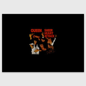 Поздравительная открытка с принтом Sheer Heart Attack - Queen в Тюмени, 100% бумага | плотность бумаги 280 г/м2, матовая, на обратной стороне линовка и место для марки
 | freddie mercury | paul rodgers | queen | quen | альбом | брайан мэй | глэм | джон дикон | квин | королева | куин | меркури | меркьюри | музыкант | мэркури | певец | песня | поп | роджер тейлор | рок группа | фаррух булсара