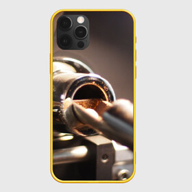 Чехол для iPhone 12 Pro с принтом Ростер в Тюмени, силикон | область печати: задняя сторона чехла, без боковых панелей | бариста | жарить | жарить кофе | кофе | обжарка | ростер