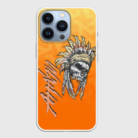 Чехол для iPhone 13 Pro с принтом Краснокожий в Тюмени,  |  | индейцы | краснокожие | североамериканские | череп