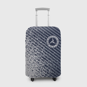Чехол для чемодана 3D с принтом МЕРСЕДЕС - Краска в Тюмени, 86% полиэфир, 14% спандекс | двустороннее нанесение принта, прорези для ручек и колес | amg | auto | bens | benz | logo | merc | mercedes | mersedes | moto | star | vthctltc | авто | амг | бенц | звезда | класс | краска | лого | логотип | мерин | мерс | мерседес | мото | символ | символы | спрей | ьуксувуы