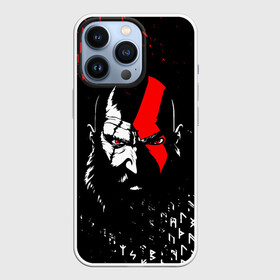 Чехол для iPhone 13 Pro с принтом GOD OF WAR КРАТОС И РУНЫ в Тюмени,  |  | ascension | betrayal | chains of olympus | cratos | ghost of sparta | god of war | hack and slash | kratos | logo | ragnarok | rune | бог войны | год ов вар | год оф вар | игра | иероглифы | кратос | лого | логотип | рагнарёк | руны | символы | эмблема