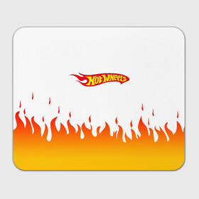 Прямоугольный коврик для мышки с принтом Hot Wheels | Logo | Fire в Тюмени, натуральный каучук | размер 230 х 185 мм; запечатка лицевой стороны | auto | bone shaker | fire | hot wheels | logo | mattel | rd02 | twin mill | авто | автомобиль | ам | горячие колёса | лого | логотип | огненная | огонь | хот велс | эмблема