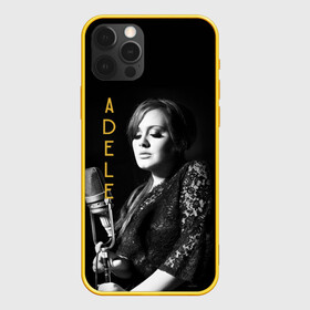 Чехол для iPhone 12 Pro с принтом Певица Adele в Тюмени, силикон | область печати: задняя сторона чехла, без боковых панелей | девушка | имя | микрофон | надпись | певица